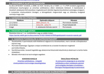 HIVATALOS VÉDEKEZÉSI FELHÍVÁS