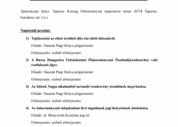 Meghívó 2025.szeptember 18-án 15:00 óra